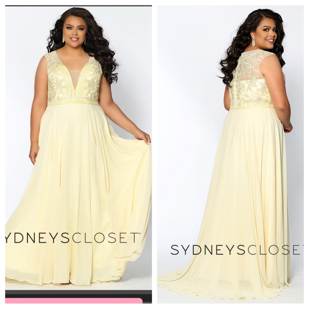 NEW NWT SYDNEY’S CLOSET UNALTERED GOWN PROM MOTHER OF GROOM BRIDE SIZE 20